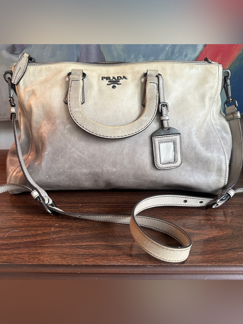 Prada Ombré Glacé Tote / Satchel
